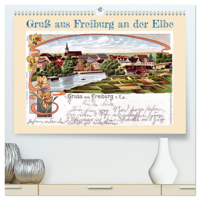 Salutations de Fribourg sur l'Elbe (Calendrier mural CALVENDO Premium 2024) 