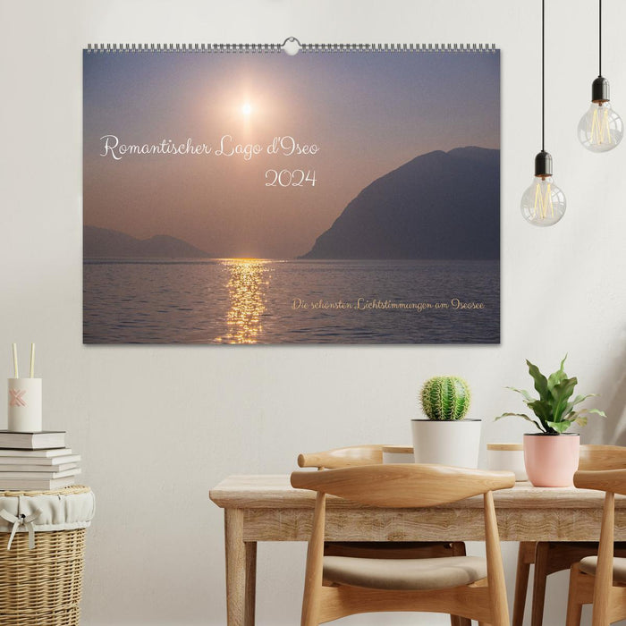 Lac d'Iseo romantique (calendrier mural CALVENDO 2024) 