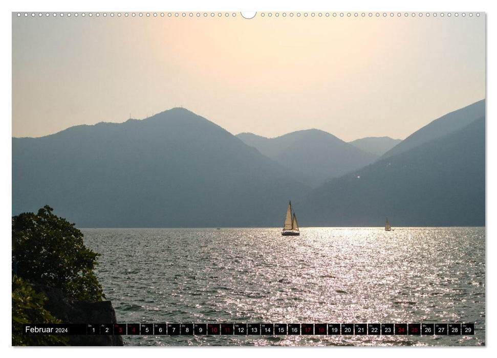 Romantischer Lago d'Iseo (CALVENDO Wandkalender 2024)