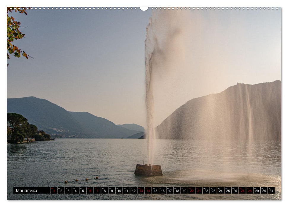 Romantischer Lago d'Iseo (CALVENDO Premium Wandkalender 2024)
