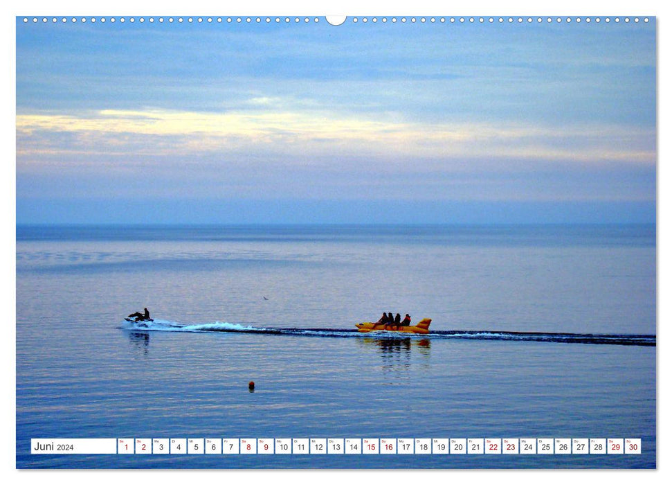 Magie de la mer – Images de la mer Baltique (Calvendo Premium Wall Calendar 2024) 