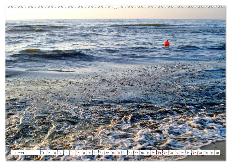 Magie de la mer – Images de la mer Baltique (Calvendo Premium Wall Calendar 2024) 