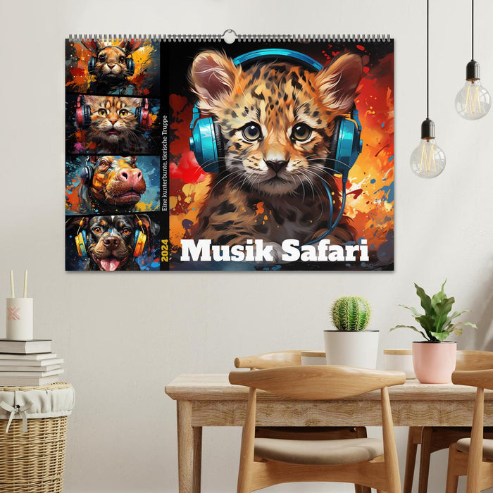 Musik Safari (CALVENDO Wandkalender 2024)