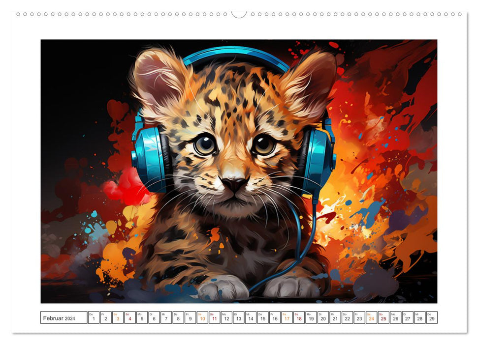 Musik Safari (CALVENDO Wandkalender 2024)