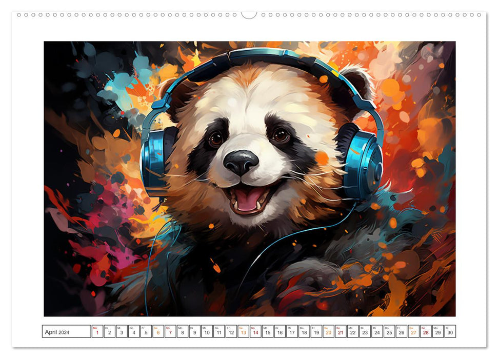 Musik Safari (CALVENDO Premium Wandkalender 2024)