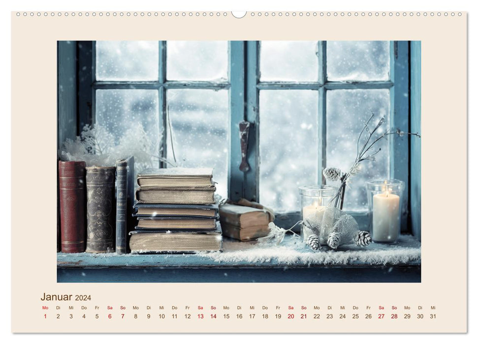 Bücherzauber (CALVENDO Wandkalender 2024)