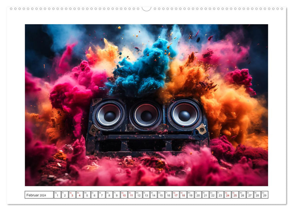 Konzert der Farben (CALVENDO Premium Wandkalender 2024)