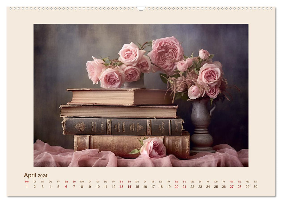 Bücherzauber (CALVENDO Premium Wandkalender 2024)