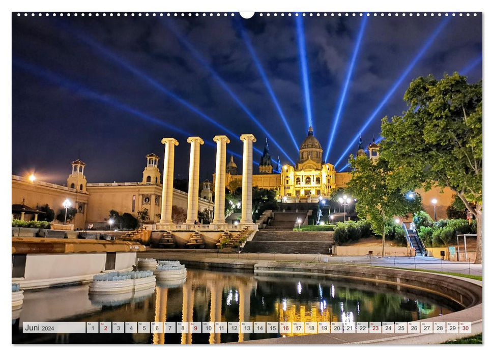 BARCELONA - Metropole am Mittelmeer (CALVENDO Premium Wandkalender 2024)