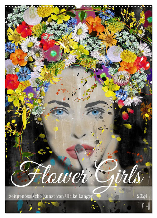 FLOWER GIRLS (CALVENDO Wandkalender 2024)