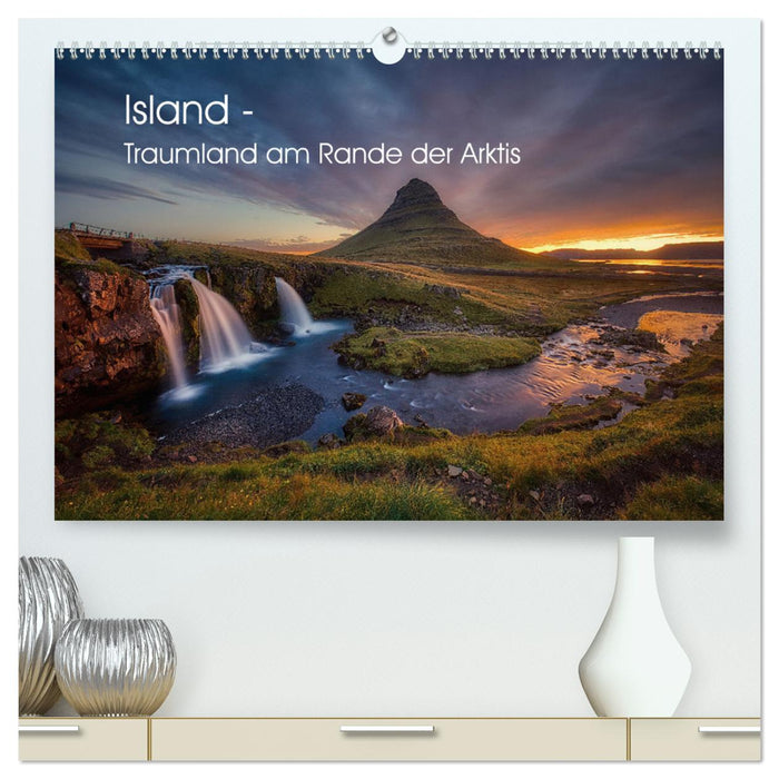 Islande - pays de rêve aux confins de l'Arctique (Calvendo Premium Wall Calendar 2024) 