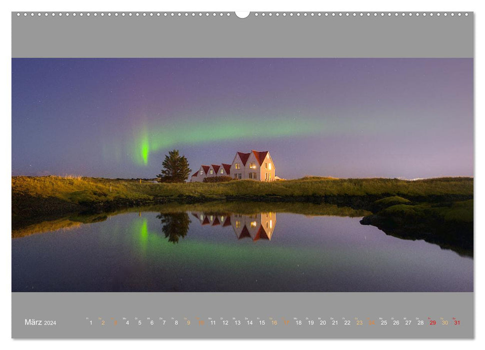 Island - Traumland am Rande der Arktis (CALVENDO Premium Wandkalender 2024)