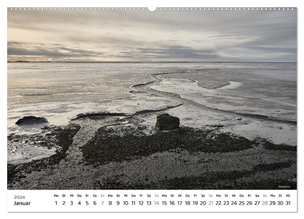 Voyage d'hiver en Islande (Calvendo Premium Wall Calendar 2024) 