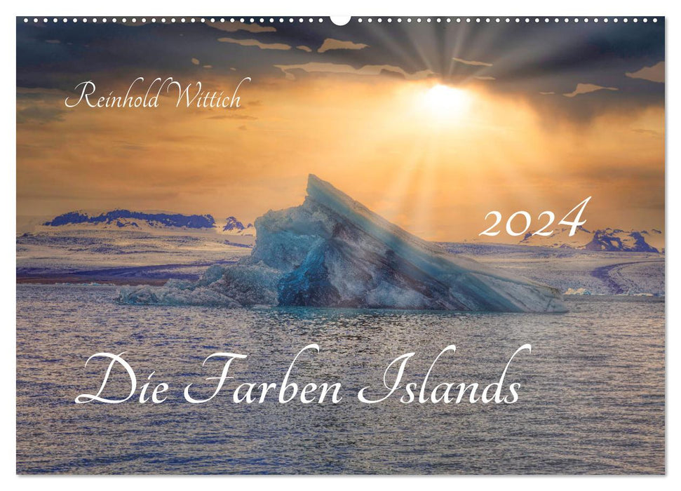 Die Farben Islands (CALVENDO Wandkalender 2024)