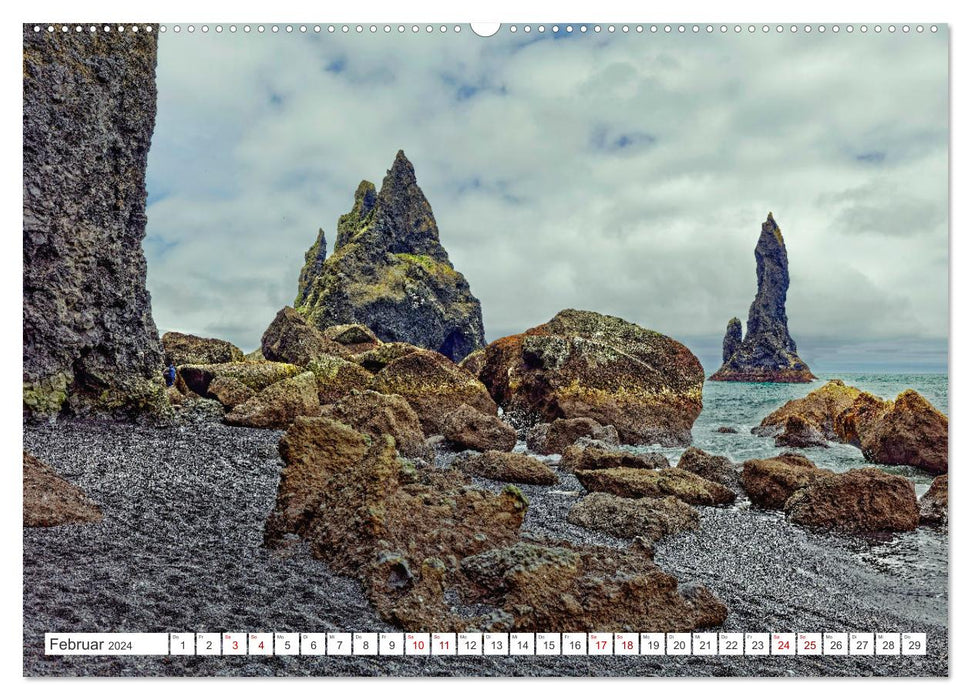 Die Farben Islands (CALVENDO Premium Wandkalender 2024)