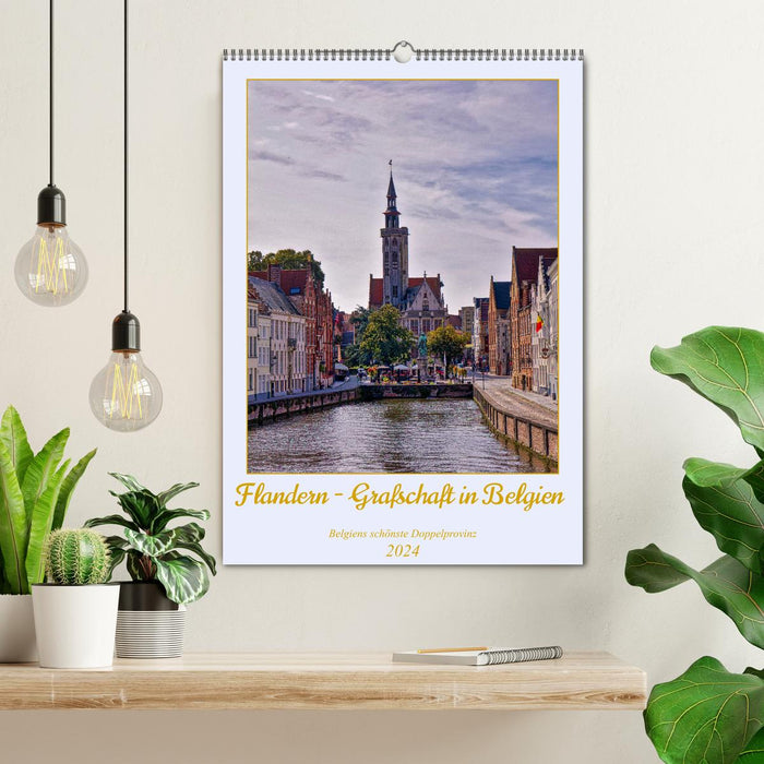 Flandern - Grafschaft in Belgien (CALVENDO Wandkalender 2024)