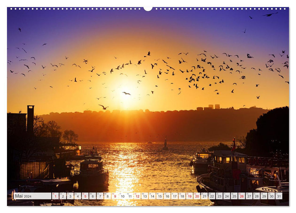 Istanbul - die quirlige Stadt auf zwei Kontinenten (CALVENDO Premium Wandkalender 2024)