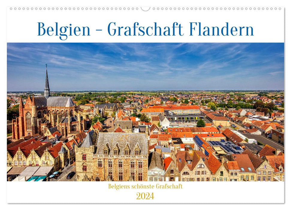 Belgien - Grafschaft Flandern (CALVENDO Wandkalender 2024)