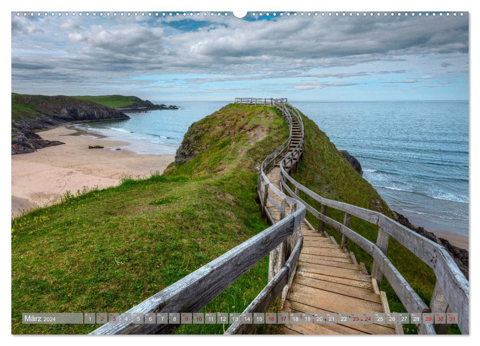 Le NC 500 d'Écosse, le road trip à travers les Highlands sauvages. (Calendrier mural CALVENDO Premium 2024) 