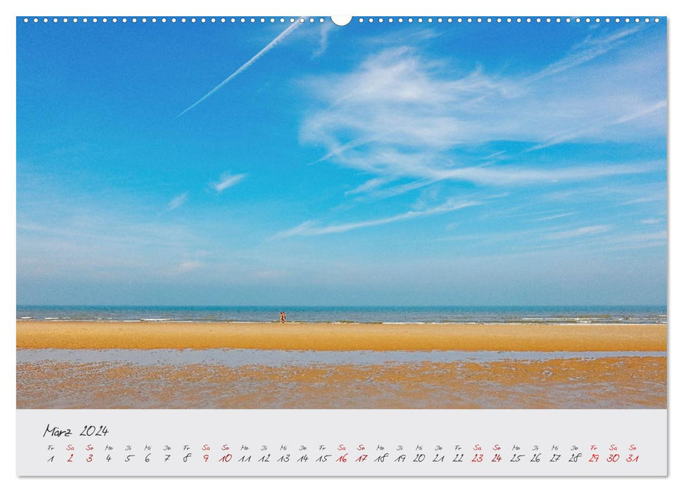 Belgien - Grafschaft Flandern (CALVENDO Premium Wandkalender 2024)