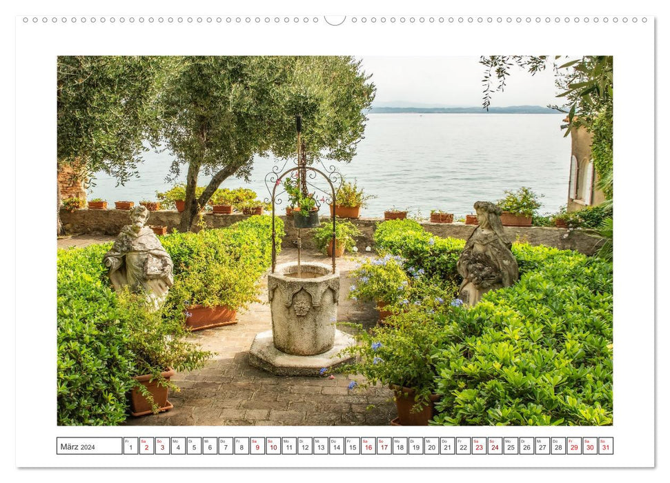 Sirmione - schönster Ort am Gardasee (CALVENDO Premium Wandkalender 2024)