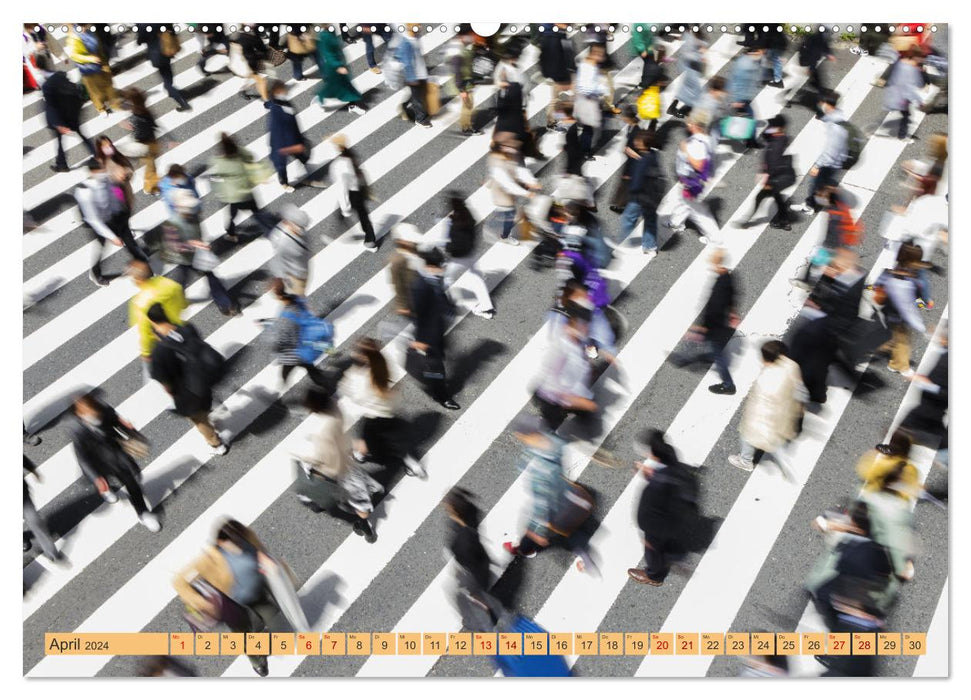 Impressionen aus Tokio, der Megastadt im Land der aufgehenden Sonne (CALVENDO Premium Wandkalender 2024)