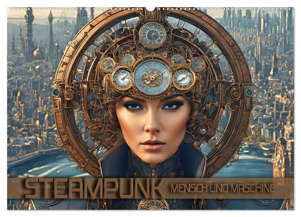 Steampunk - Mensch und Maschine (CALVENDO Wandkalender 2024)