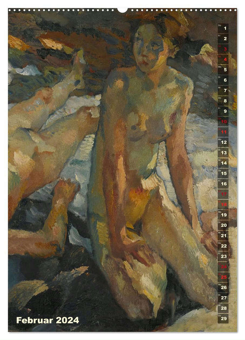 Leo Putz - Die Kunst der Sinnlichkeit (CALVENDO Wandkalender 2024)