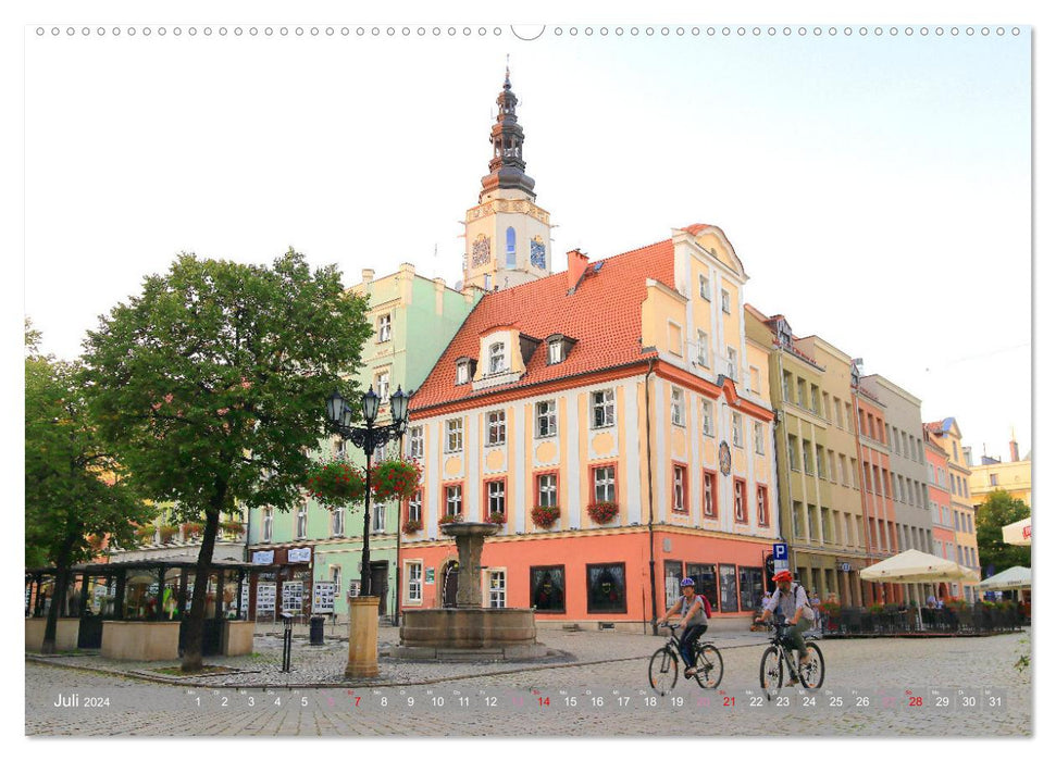 Schweidnitz en Pologne avec l'église de la Paix (Calvendo Premium Wall Calendar 2024) 