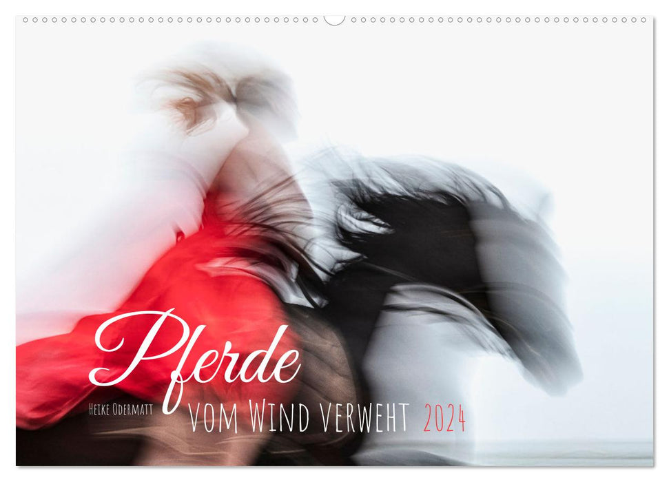 Pferde vom Wind verweht (CALVENDO Wandkalender 2024)
