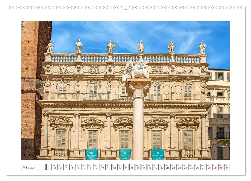 Verona - malerische Stadt mit Charme (CALVENDO Premium Wandkalender 2024)