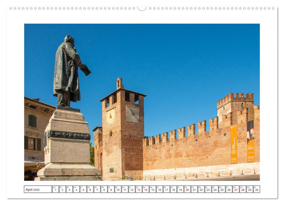 Verona - malerische Stadt mit Charme (CALVENDO Premium Wandkalender 2024)