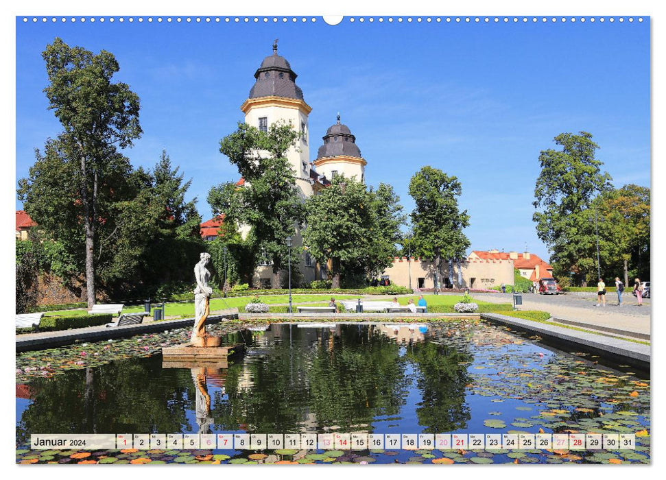 Schloss Fürstenstein in Polen (CALVENDO Premium Wandkalender 2024)