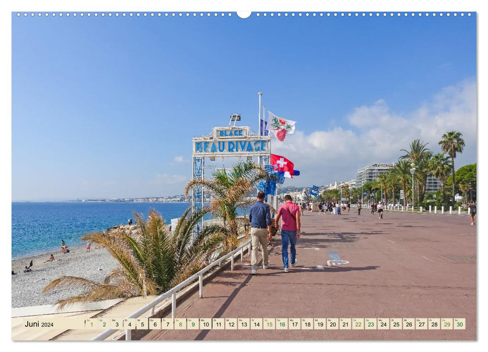 Nizza Bezaubernde Stadt (CALVENDO Premium Wandkalender 2024)