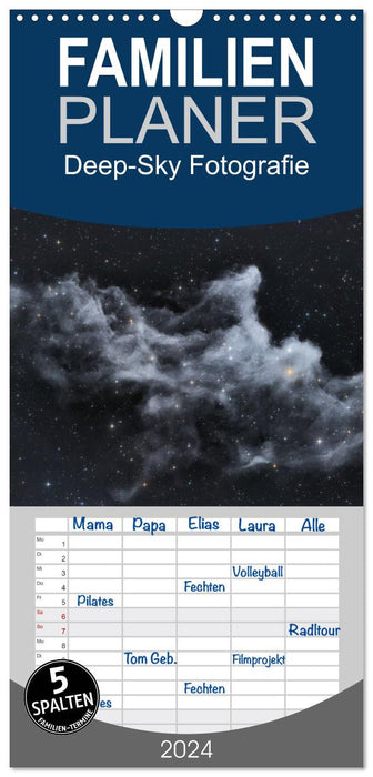 Deep-Sky Fotografie (CALVENDO Familienplaner 2024)