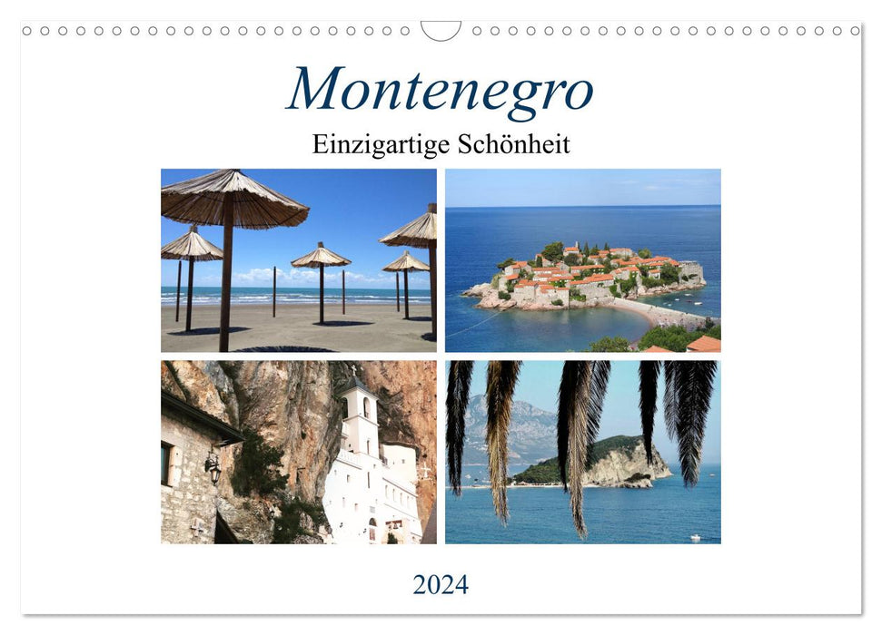 Montenegro - Einzigartige Schönheit (CALVENDO Wandkalender 2024)