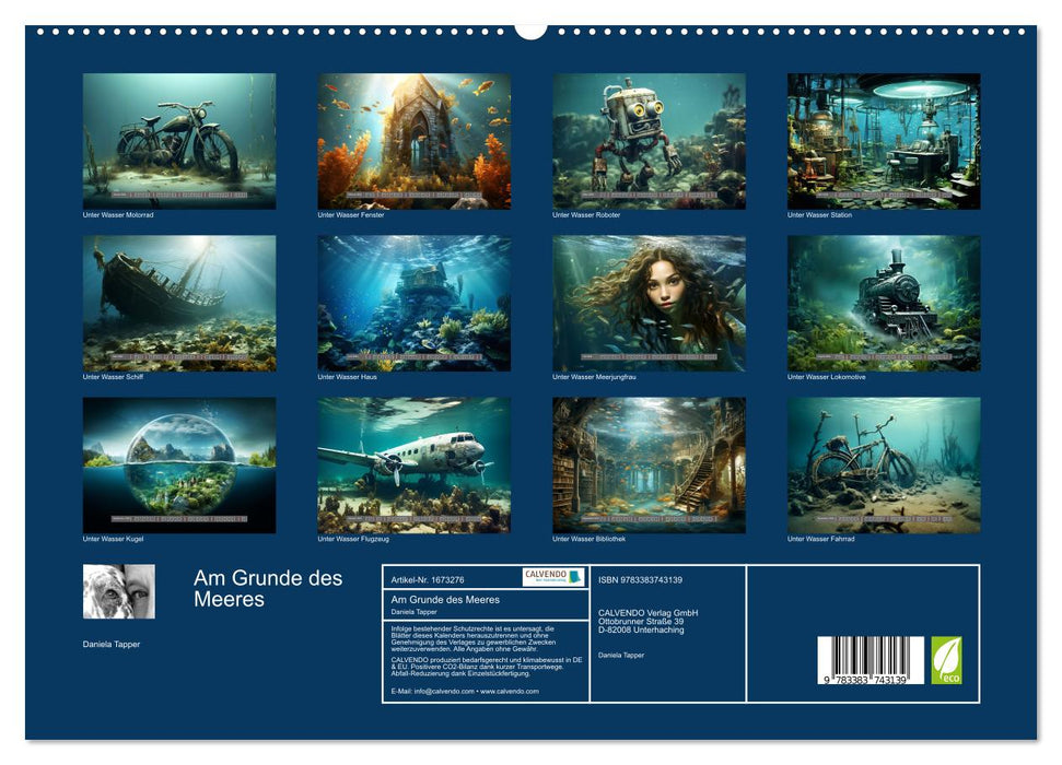 Am Grunde des Meeres (CALVENDO Premium Wandkalender 2024)
