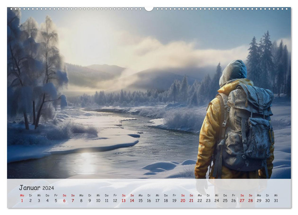 Die Stille des Nordens (CALVENDO Premium Wandkalender 2024)