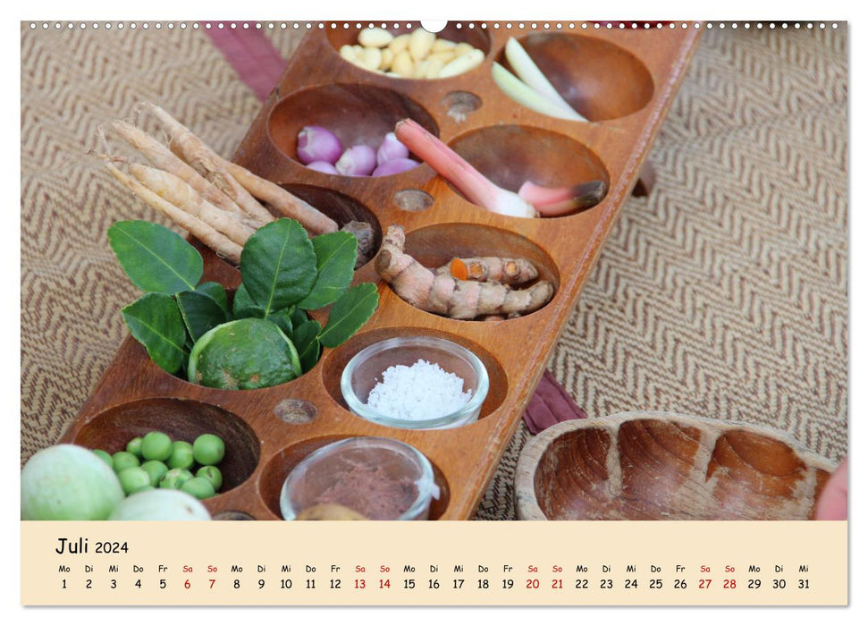 thailändische Küche (CALVENDO Premium Wandkalender 2024)