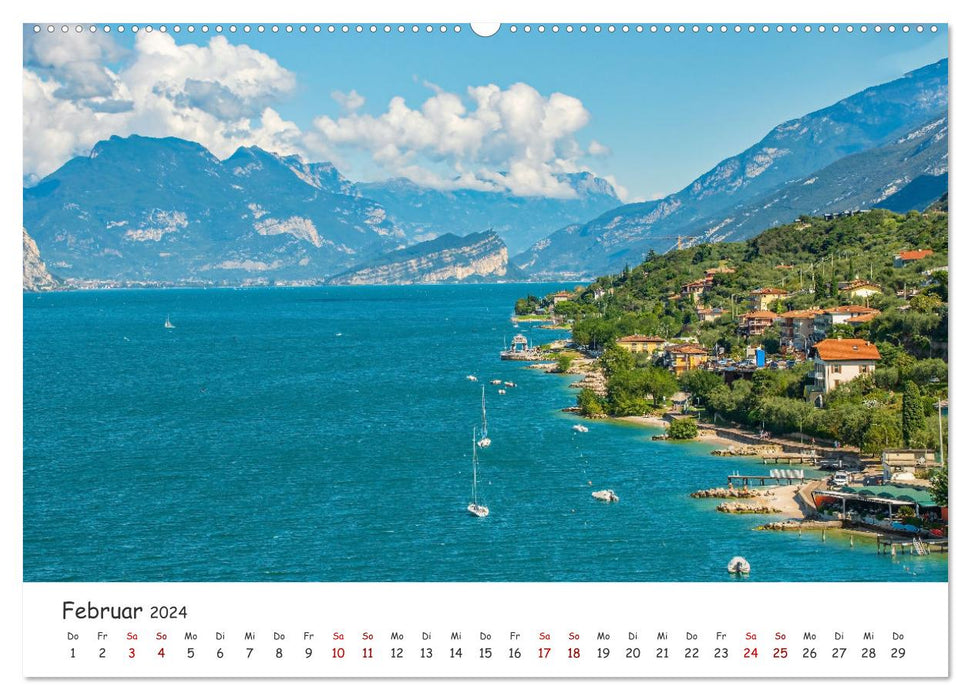 Malcesine am Gardasee (CALVENDO Premium Wandkalender 2024)