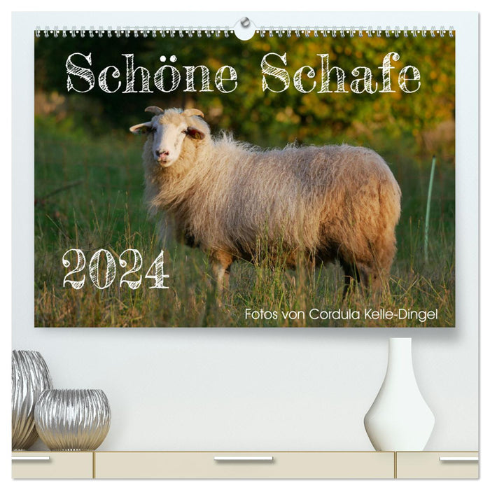 Schöne Schafe (CALVENDO Premium Wandkalender 2024)