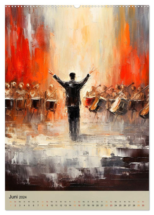 Der Dirigent modern (CALVENDO Wandkalender 2024)