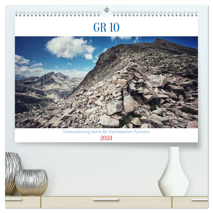 GR 10 Fernwanderweg durch die französischen Pyrenäen (CALVENDO Premium Wandkalender 2024)