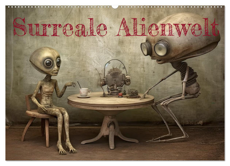 Surreale Alienwelt (CALVENDO Wandkalender 2024)