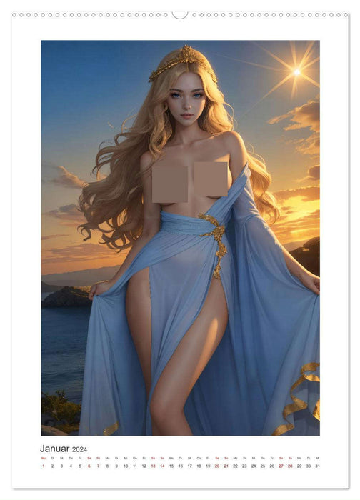 Heiße Göttinnen (CALVENDO Premium Wandkalender 2024)