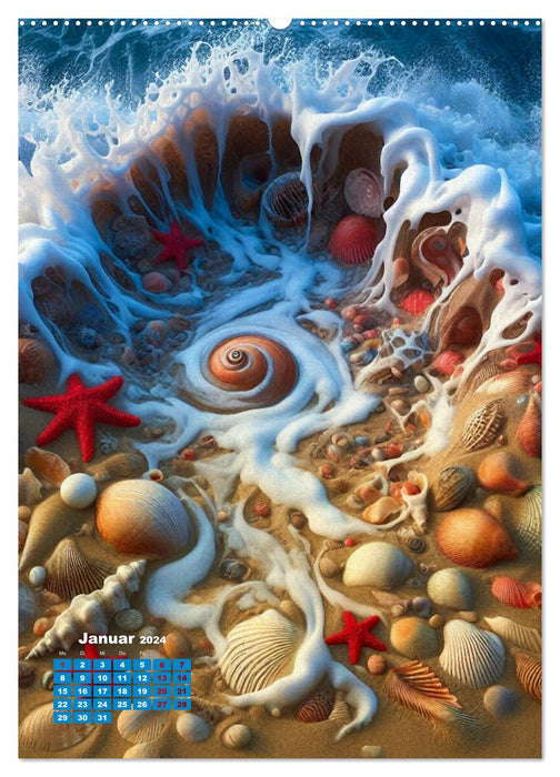 Aus Sand und Meerschaum! (CALVENDO Wandkalender 2024)