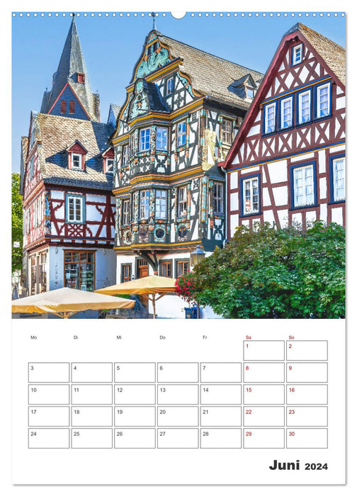 Idstein - Fachwerktraum im Herzen des Taunus (CALVENDO Wandkalender 2024)