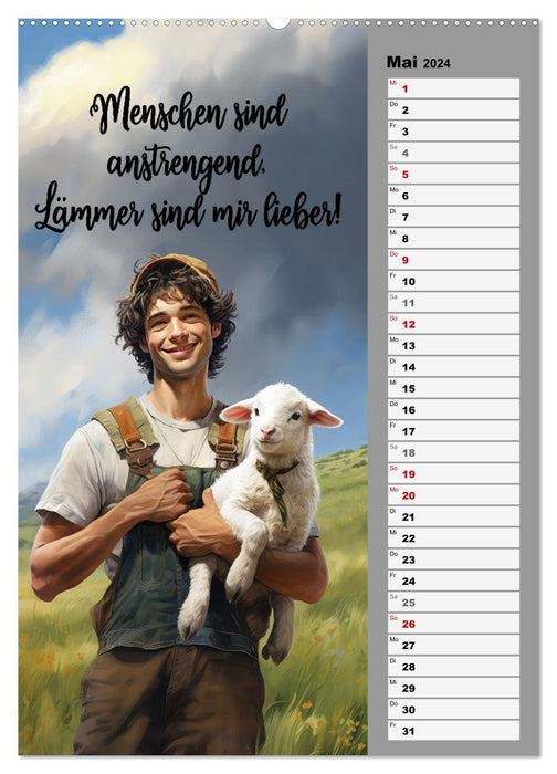 Schäfersprüche (CALVENDO Premium Wandkalender 2024)