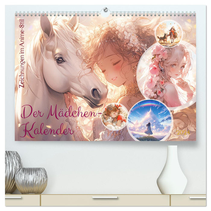Der Mädchen-Kalender (CALVENDO Premium Wandkalender 2024)