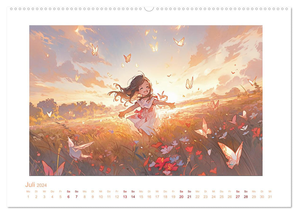 Der Mädchen-Kalender (CALVENDO Premium Wandkalender 2024)